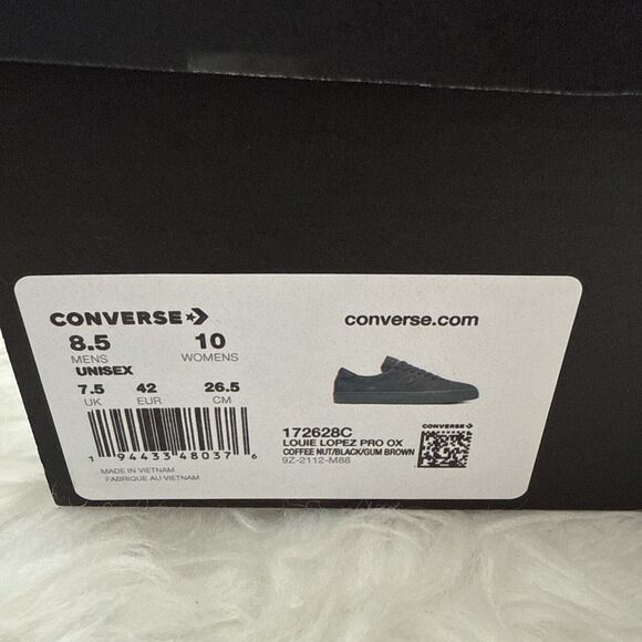 Converse CONS Louie Lopez Pro Low Men Sz 8.5 Coffee Nut Gum Skate Shoes 172628C - Picture 11 of 11